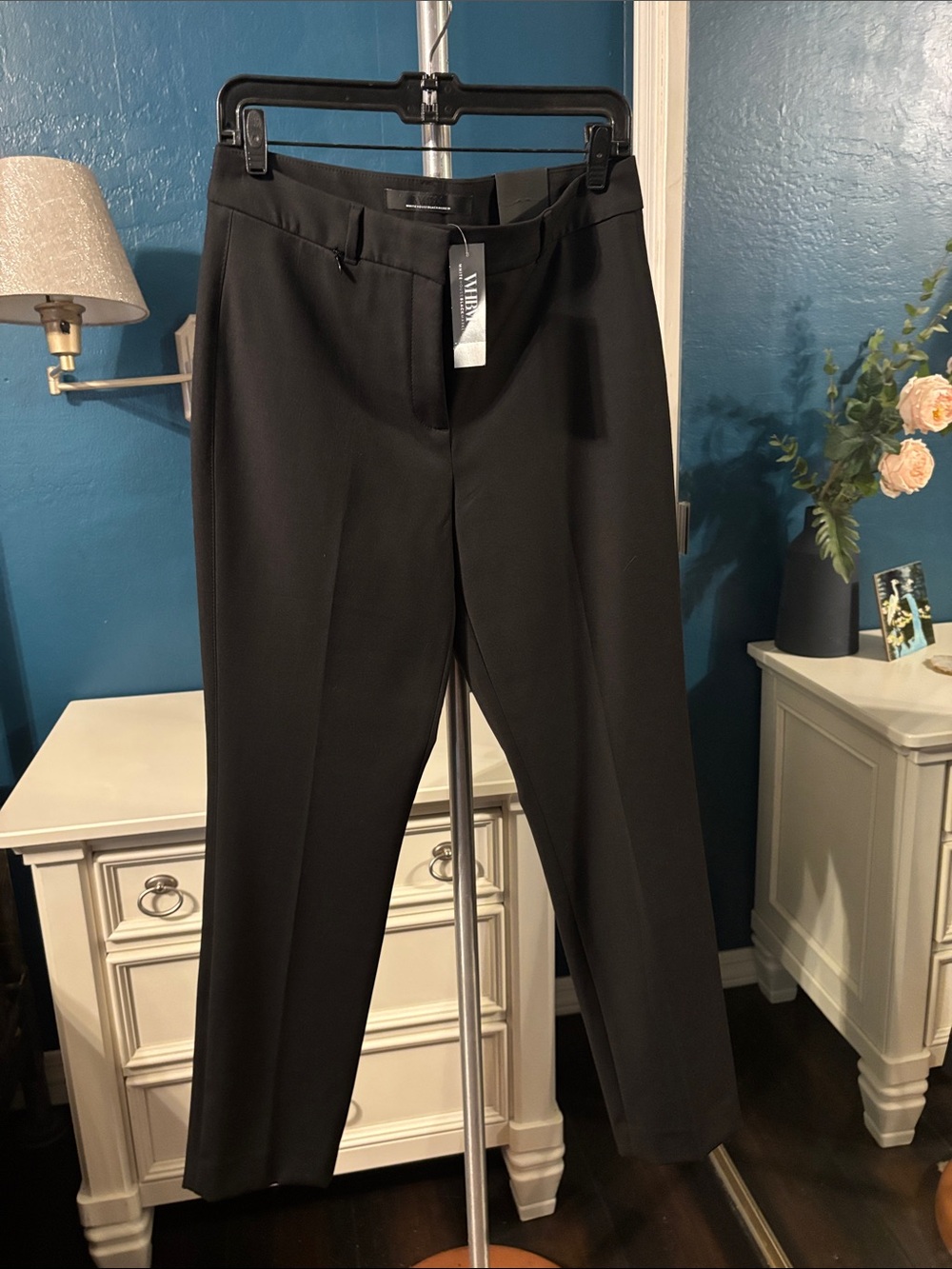 White House Black Market Men's Black Dress Slacks